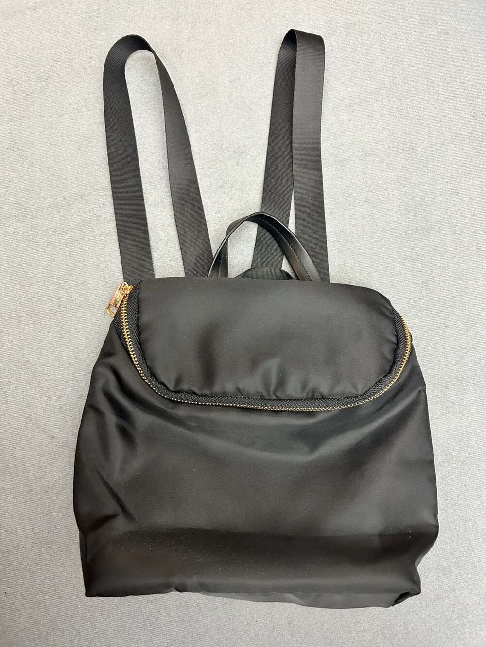 A New Day Black Nylon Mini Backpack